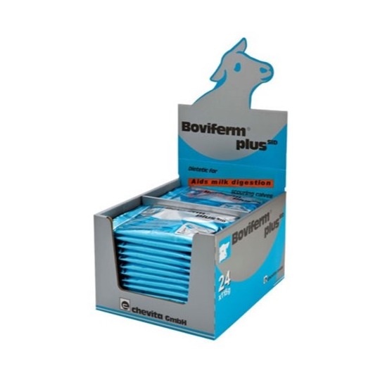 Chevita Boviferm Plus 24x 115gr. Stabiliseert de water- en electrolytenhuishouding, anti diarree.