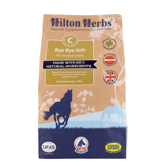 Hilton Herbs Bye Bye Itch 2kg.. Kruidenmix tegen zomereczeem bij paarden.