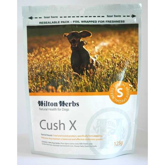 Hilton Herbs Canine CushX.  Voor een gebalanceerd endocrine systeem.