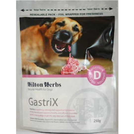 Hilton Herbs Canine Gastri X. Tegen winderigheid, diarree, verstoppingen, voedselallergie/intolerant