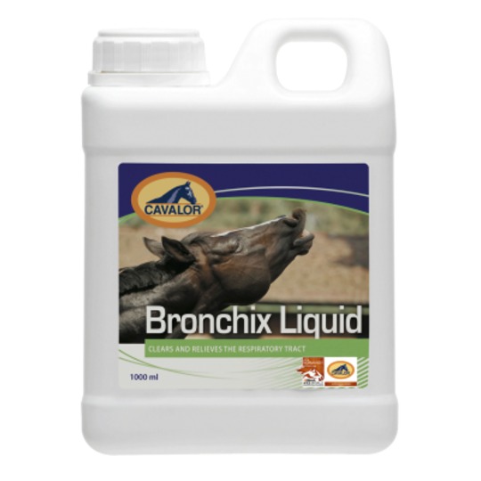 Cavalor Bronchix 1 ltr. Sirop pour les voies respiratoires supérieures.