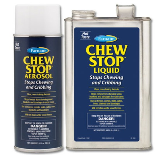 Farnam Chew Stop Liquide 1.89 ltr. Pour empécher les chevaux de ronger le bois.........