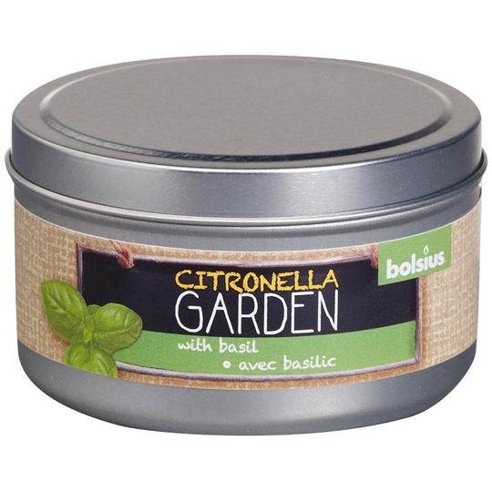 Bolsius Garden Citronella kaars. Heerlijke buitenkaars in 3 geuren.