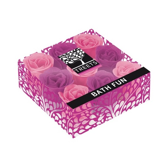 Treets Confetti Flower Soaps 9st. Bubbels met een heerlijke bloemengeur.