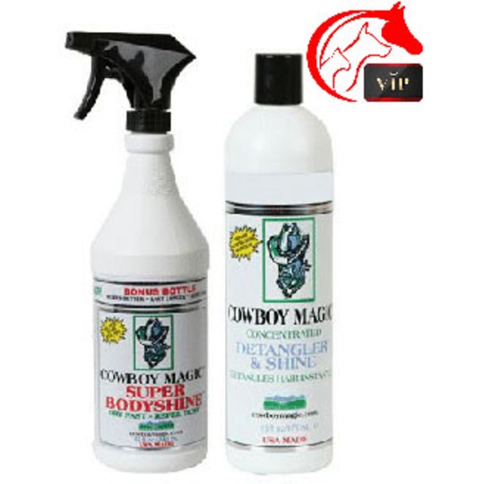 Cowboy Magic Cadeauset. Extra voordeelset van Detangler & Shine & Super Bodyshine.