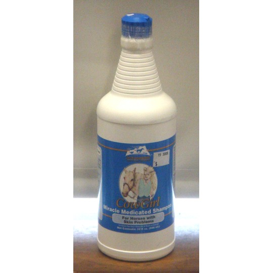 Cowgirl miracle Medicated Shampoo 946ml. Speciale shampoo voor paarden met huidproblemen.
