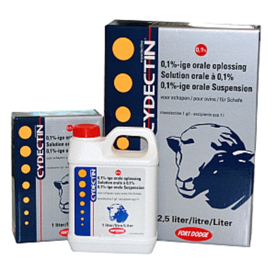 Cydectin 0,1% Oral. --- Zur Behandlung und Kontrolle von erwachsenen und unreifen Magen-Darm-Würmern und erwachsenen Lungenwürmern bei Schafen und Lämmern.