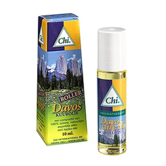 Huile de Davos roll-on 10ml. Prêt à l'emploi roll-on.