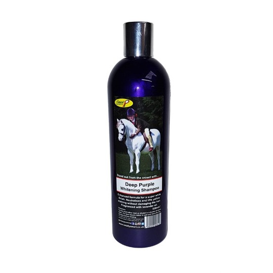 Smart Grooming Deep Purple Whitening Shampoo. Voortreffelijke shampoo voor witte paarden.