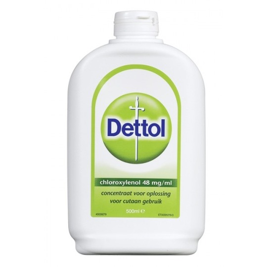 Dettol. Antisepticum en desinfectant. Hét ontsmettingsmiddel !!