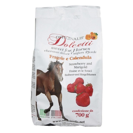 Officinalis Dolcetti Friandises Fraises et Calendula 700gr. Biscuits au goût delicieux.