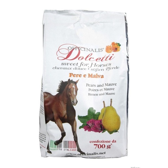 Officinalis Dolcetti Cookies Peer & Kaasjeskruid 700gr. Overheerlijke koekjes voor paarden !!