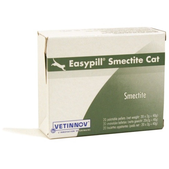 Easypill Smectite Kat. Ondersteunt de darmpassage bij diarree en slechte vertering.