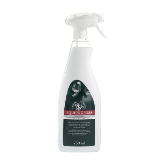 Grand National Equipe Gloss Glansspray. Perfecte glans, doorkambaarheid, vuil- en stofwerend.