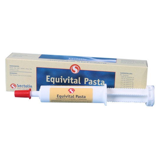 Equivital Pasta 25 ml. Vitamine-pasta in een injector.