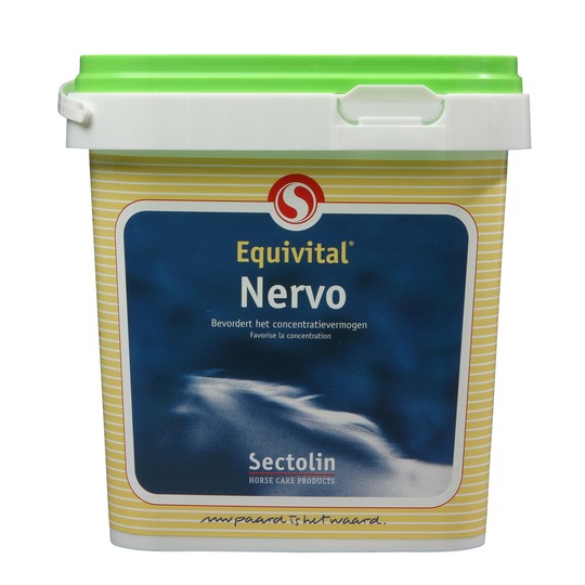 Sectolin Equivital Nervo 1kg. Voor nerveuze, gespannen of gestresste paarden.