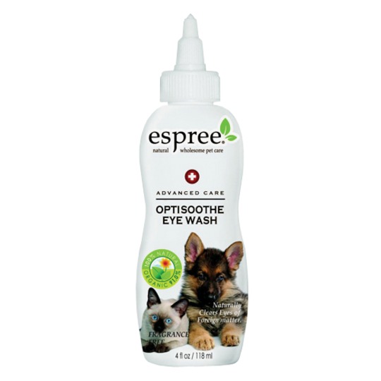 Espree Aloe Optisooth Eye Wash 118ml. Solution de lavage oculaire à rincer les matières étrangères.