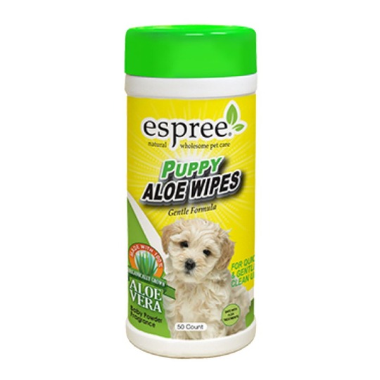 Espree Puppy Pet Care Wipes 50st. Zachte verzorgingsdoekjes voor je puppy.