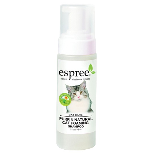 Espree Purr N Cat Foam Shampoo 148ml. Schuimshampoo voor katten.