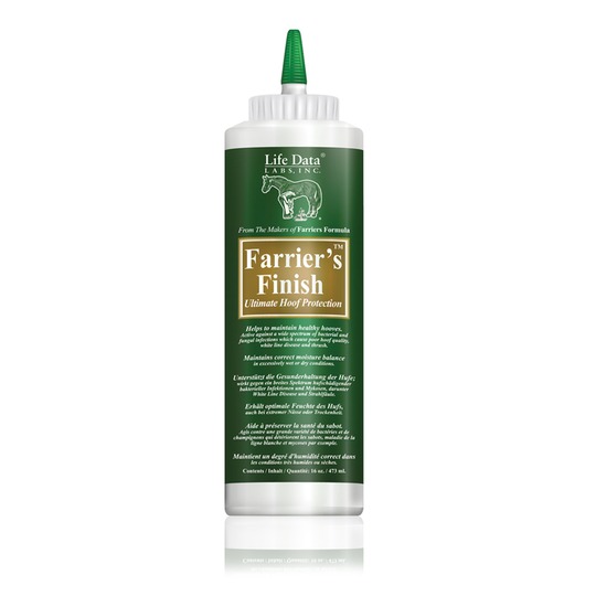 Farrier's Finish®. Combate las pezuñas `comiendo` invasiones bacterianas y fúngicas en los cascos