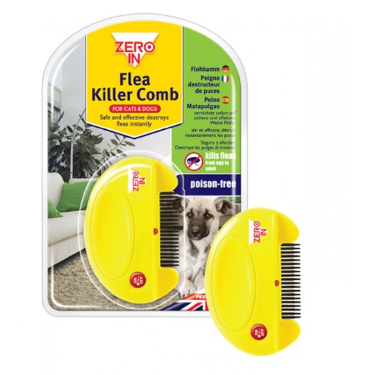 STV Flea Killer Comb. Electrische vlooienkam, doodt en verwijdert vlooien, eitjes en larven.