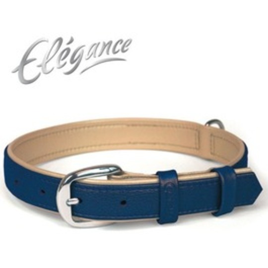 Flexi Elegance Halsband Saffier Blauw 38cm