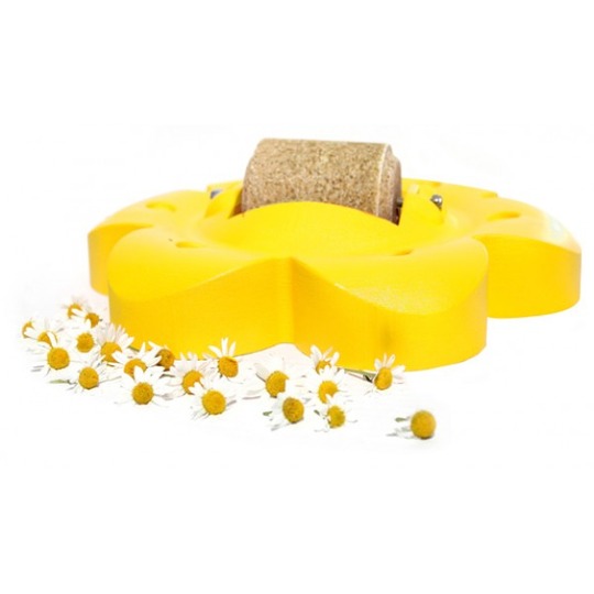 Officinalis Flower Yellow. . Lollyroll Support + 1 Lollyroll lécher.