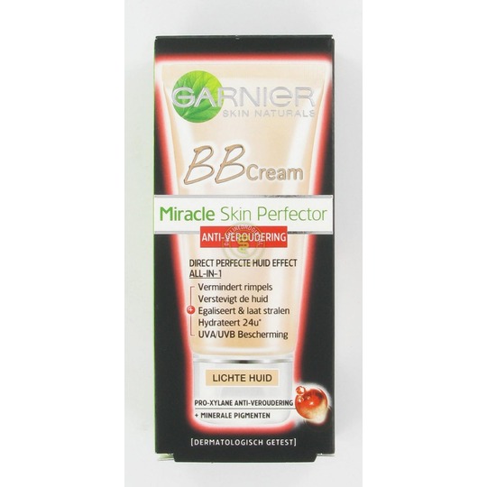 Garnier BB Cream Anti Aging. Miracle Skin Perfector in 2 tinten.