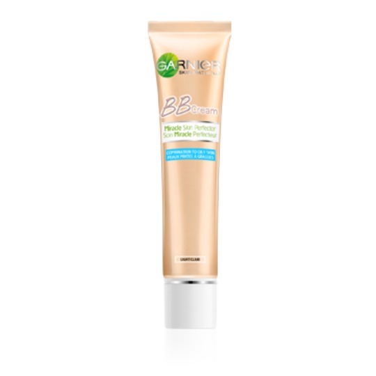Garnier BB Cream Miracle Skin Perfector. BB Cream voor de gemngde tot vettige huid in 2 tinten.