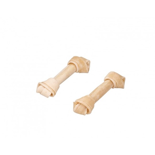 Huesos con nudos de piel de cerdo 17cm/60gr.. Los deliciosos huesos para fortalecer los dientes.