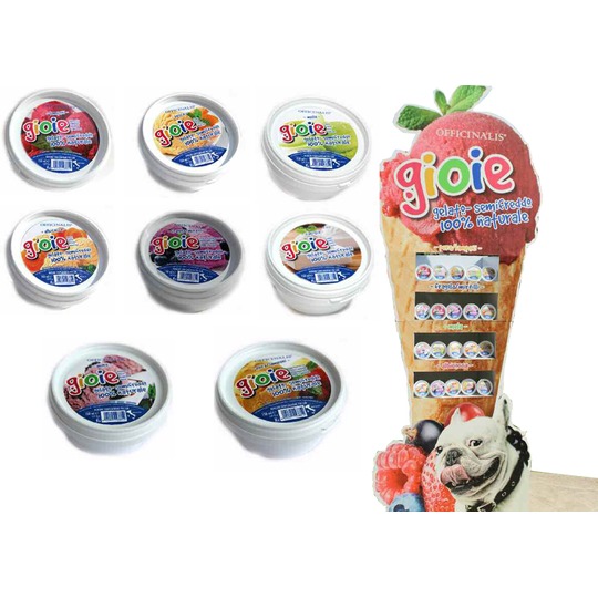 Officinalis Creme glacée Parfait pour chiens. Crème glacée pour chiens, 100% Natural, 8 variétés.