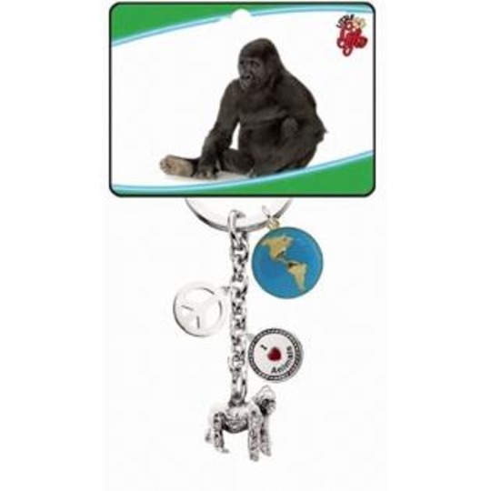 Gorilla Sleutelhanger. Waanzinnig mooie sleutelhanger.