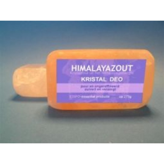 Himalayazout Deo Kristal 275gr. Puur en ongeraffineerd, zuivert en verzorgt.