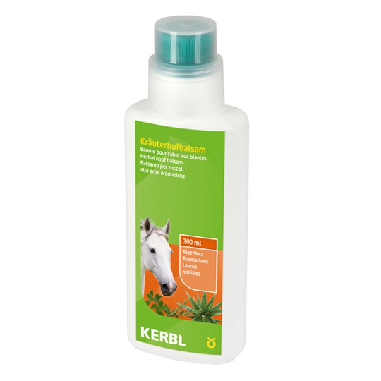 Kerbl Herbario Bálsamo de pezuña 300ml. 100% natural, con aloe vera, romero, propóleo, aceite laurel