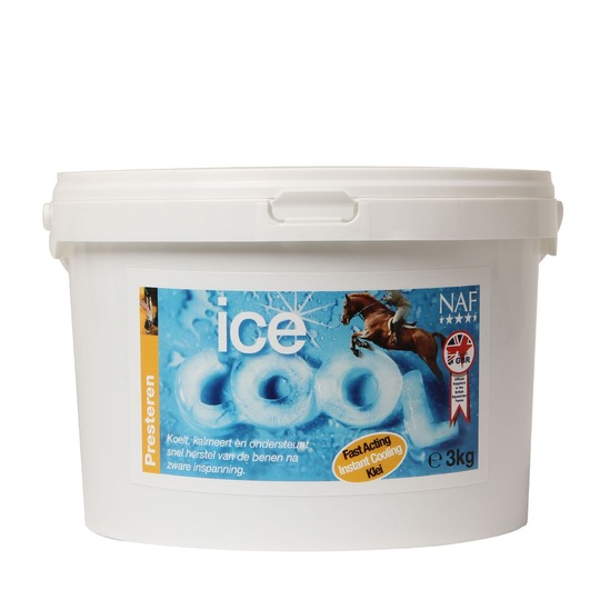 NAF Ice Cool. Snelwerkende klei voor directe koeling, kalmering en ondersteuning van benen en pezen 