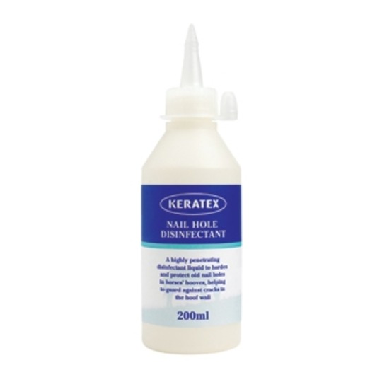 Keratex Nailhole Desinfectant Damage Repair 200ml.    Reinigungs- und Reparaturlösung für Nagellöcher.