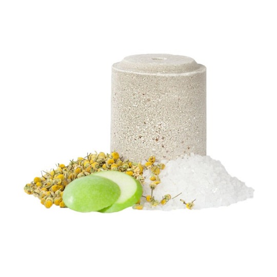 Officinalis LollyRoll Liksteen APPEL & kAMILLE 800gr. Met zeezout, kruiden, Appel & Kamille.