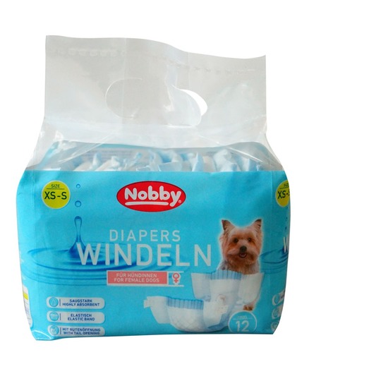 Nobby Pannelino per cani femmine 12pc. Pannelino per cani femmine, 6 diverse misure.