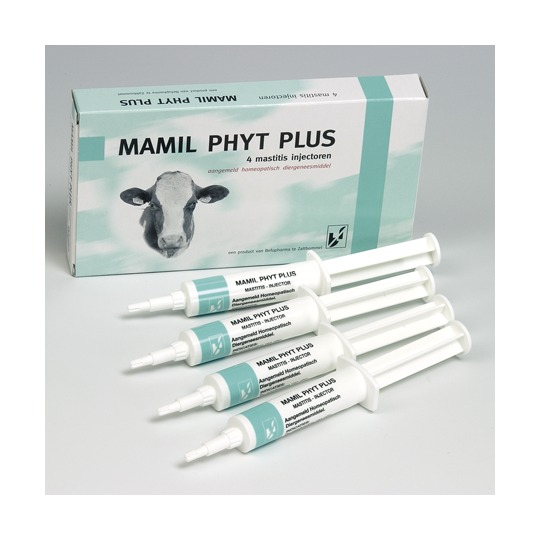 Feed Farm Mamil Phyt Plus Mastitis Injectoren.    Ter bestrijding en voorkoming van uierontsteking.