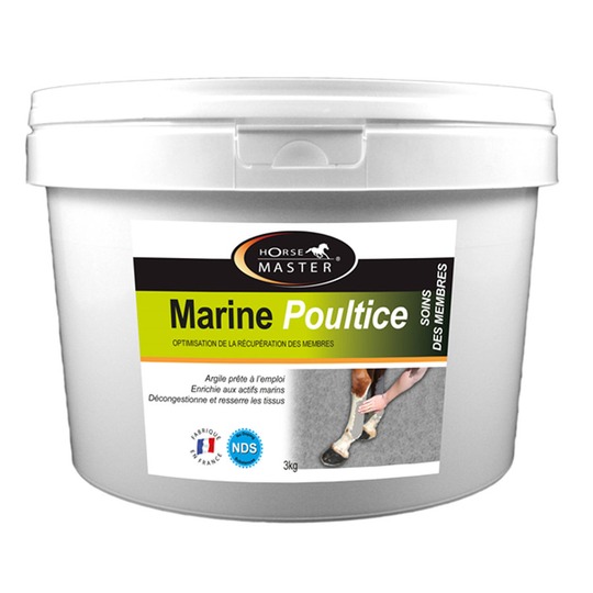 Horse Master Marine Poultice. Argile pour chevaux riche en actifs marins prête à l'emploi.