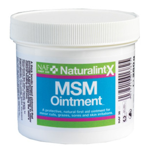 NAF NaturalintX MSM Ointment 250gr. Une barrière de protection pour les blessures. 