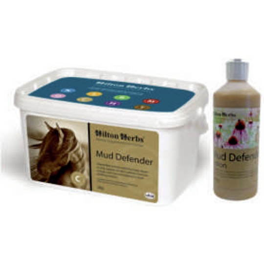 Hilton Herbs Mud Defender SET.   Voor paarden & pony's gevoelig voor mok.