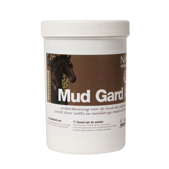 Naf Mud Gard supplement. Voor de lichamelijke afvoerprocessen en de afweer van de huid tegen mok.