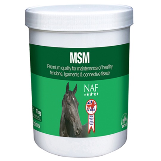 NAF MSM Zwavel Pur. Voor het behoud van gezonde pezen, banden en kraakbeen.