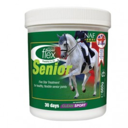 NAF Five Star Superflex Senior 660gr. Supporto giunti per i cavalli e pony anziani attivi.