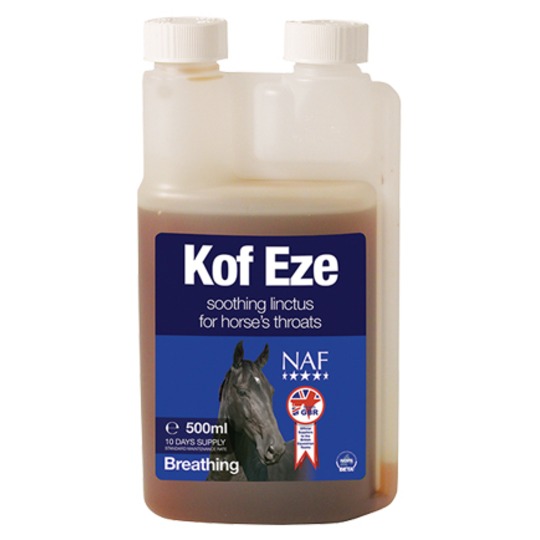 Kof-Eze 500 ml. Sirop qui apaise la gorge.