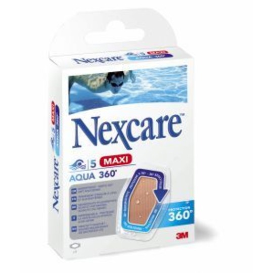 Nexcare Aqua Pleisters. Waterdichte pleisters, ideaal voor watersporters.