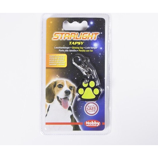 Nobby Starlight Tapsy. Verlicht en reflecteert voor de halsband van uw hond.