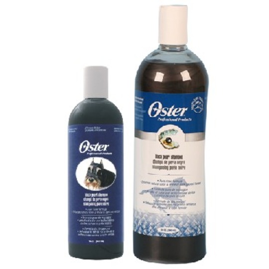 Oster Black Pearl Shampoo. Shampoo voor zwarte en donker gekleurde paarden en honden.