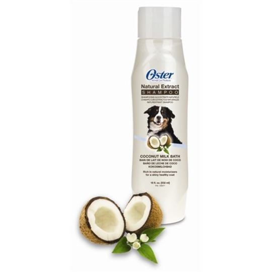 Oster Shampooing à l'extrait naturel de lait de coco 532ml. Fortifier le poil.